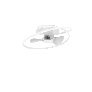 PLAFONIERA LED VENTILATORE STORM BIANCO 60W 7450LM CCT 77X27CM