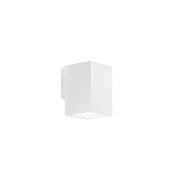 APPLIQUE LED POLO BIANCA QUADRATA 8W 980LM CCT IP65 7,8X9,9X11,6CM