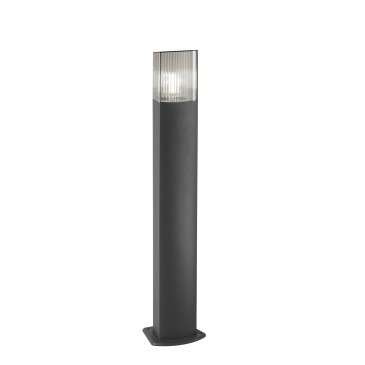PALETTO DARK ANTRACITE/FUME' 1XE27 IP54 15,4X13,3X75CM