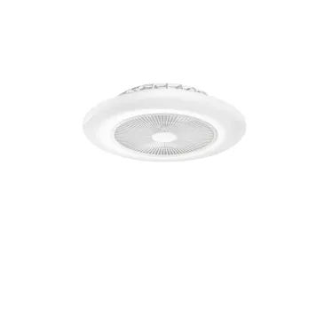 PLAFONIERA LED VENTILATORE PONENTE BIANCO 40W 4450LM CCT 55X15CM