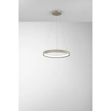 SOSPENSIONE LED NIKE ORO IN METALLO 40W 5840LM DIP-CCT 2700/3200/4000K D49,5XH5CM