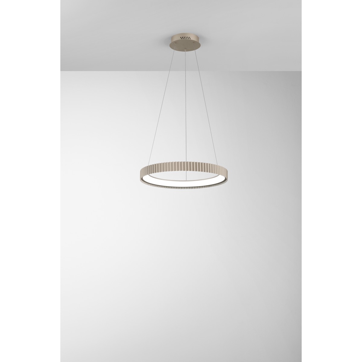 SOSPENSIONE LED NIKE ORO IN METALLO 40W 5840LM DIP-CCT...