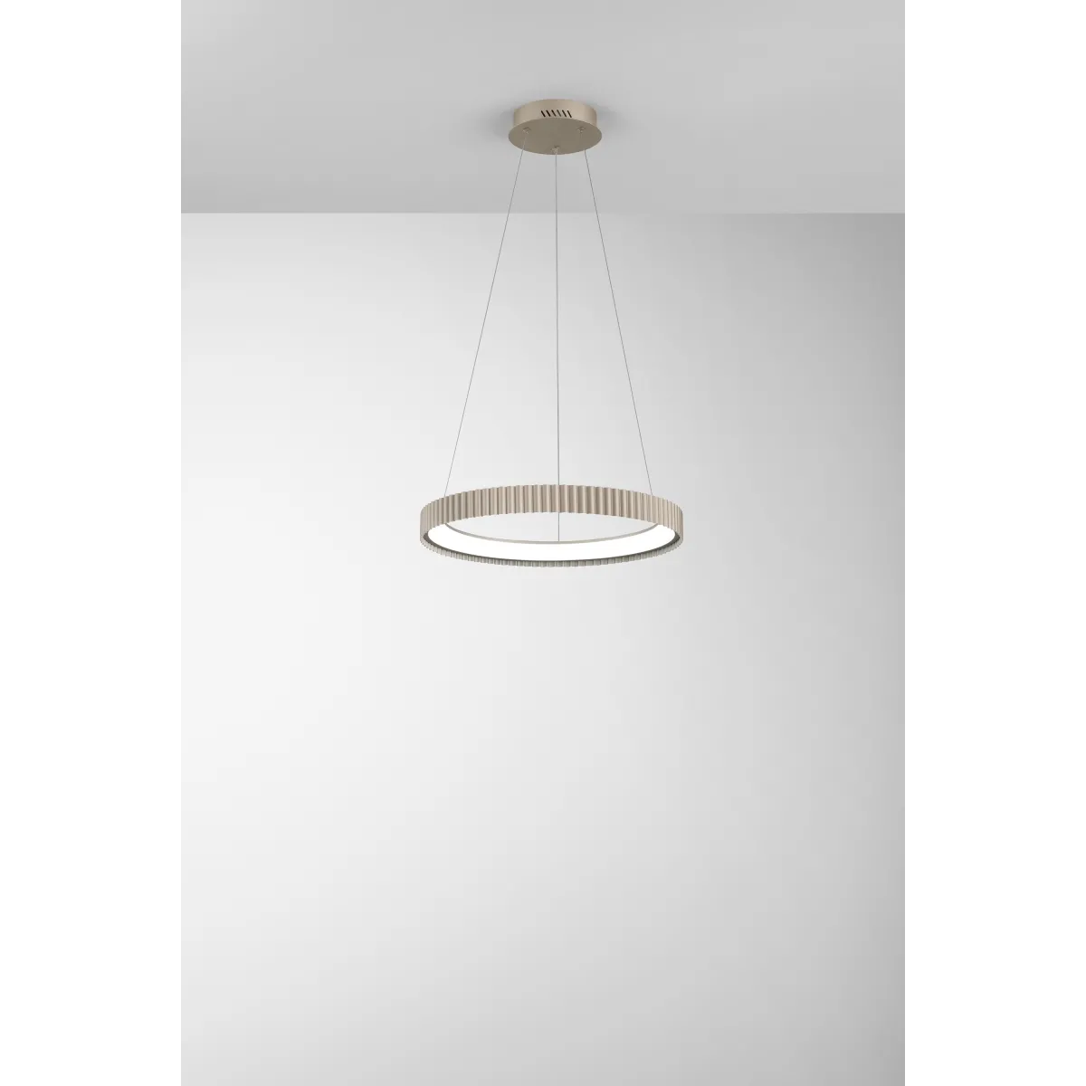 SOSPENSIONE LED NIKE ORO IN METALLO 40W 5840LM DIP-CCT...