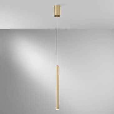 SOSPENSIONE LED PYPE ORO 5W 470LM CCT 2,5X41X200CM