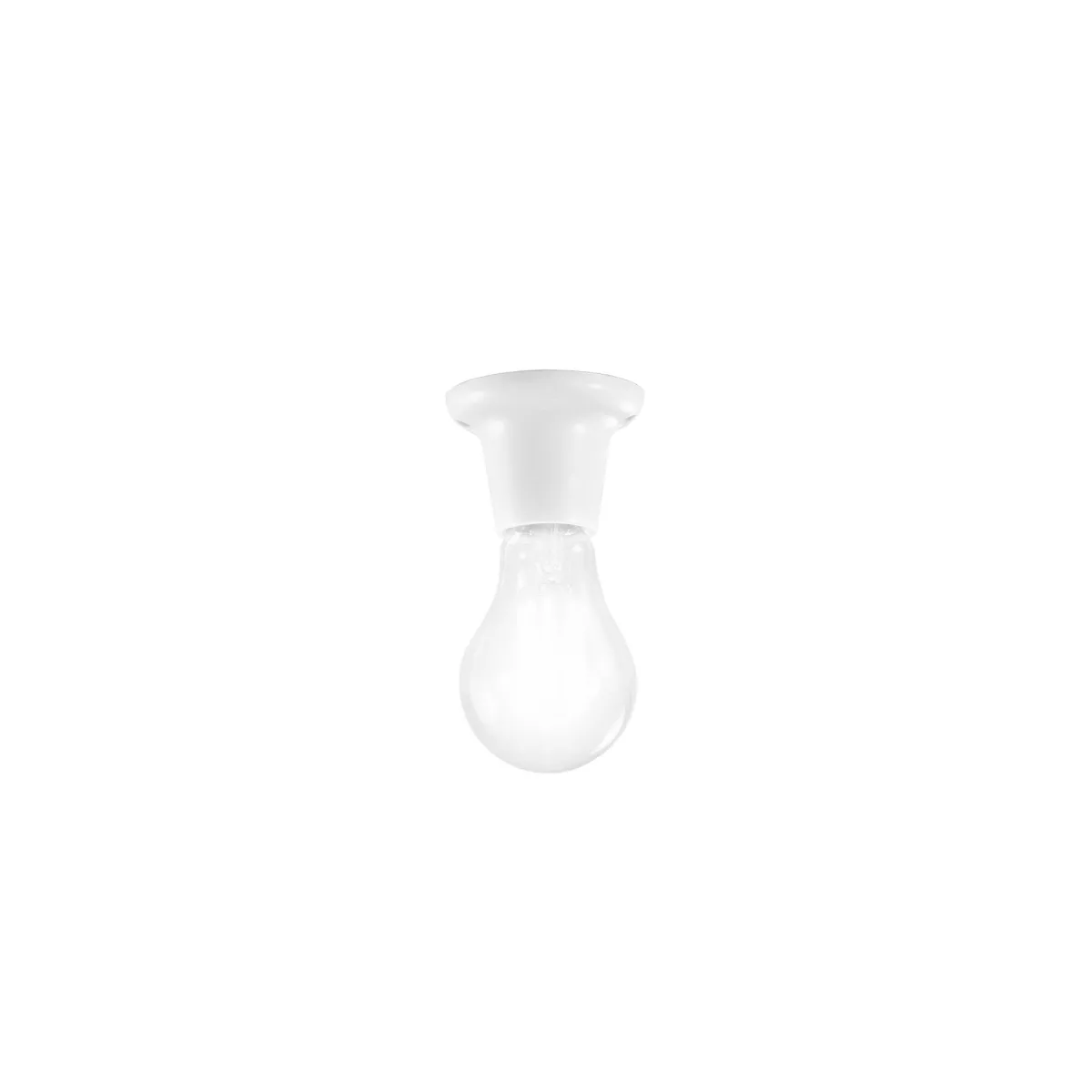PORTALAMPADE DOUBLEU WS BIANCO 1XE27 7,5X5,7CM