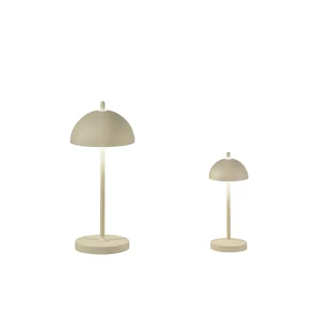 LAMPADA DA TAVOLO RICARICABILE LED PARTY CREMA 2,5W 350LM 3000K DIMM. IP44 13x30CM