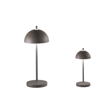 LAMPADA DA TAVOLO RICARICABILE LED PARTY BRONZO 2,5W 350LM 3000K DIMM. IP44 13x30CM