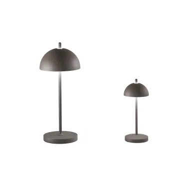 LAMPADA DA TAVOLO RICARICABILE LED PARTY BRONZO 2,5W 350LM 3000K DIMM. IP44 13x30CM