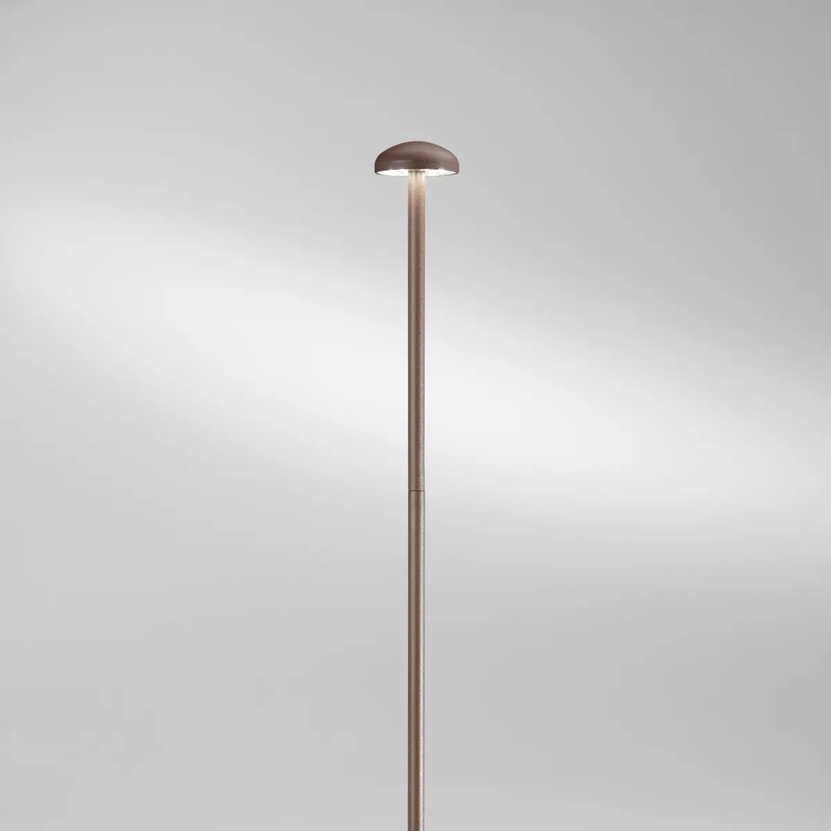 KIT 4PZ PALETTI DA GIARDINO LED DC24V PUCK BRONZO 3W 360LM 3000K IP65 4,2X60CM INCLUSI CAVI 300CM