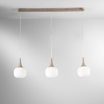 Suspension moderne en bois...