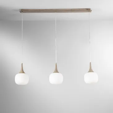 Suspension moderne en bois...