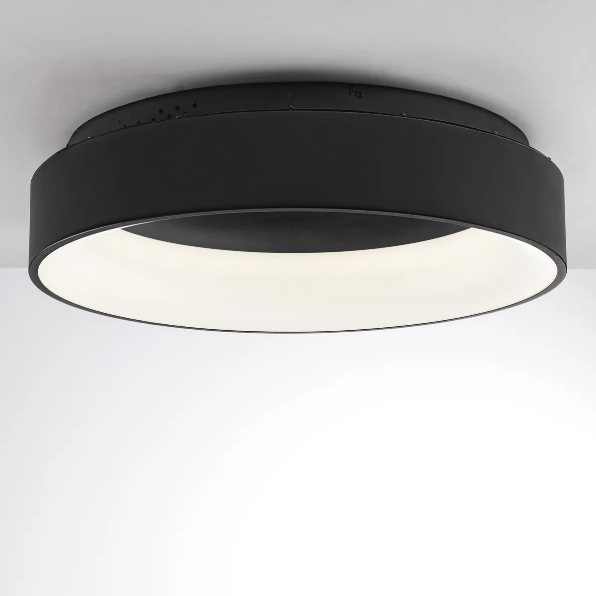PLAFONIERA LED NOAH NERA 60W 8000LM CCT IP44 60X60X13CM