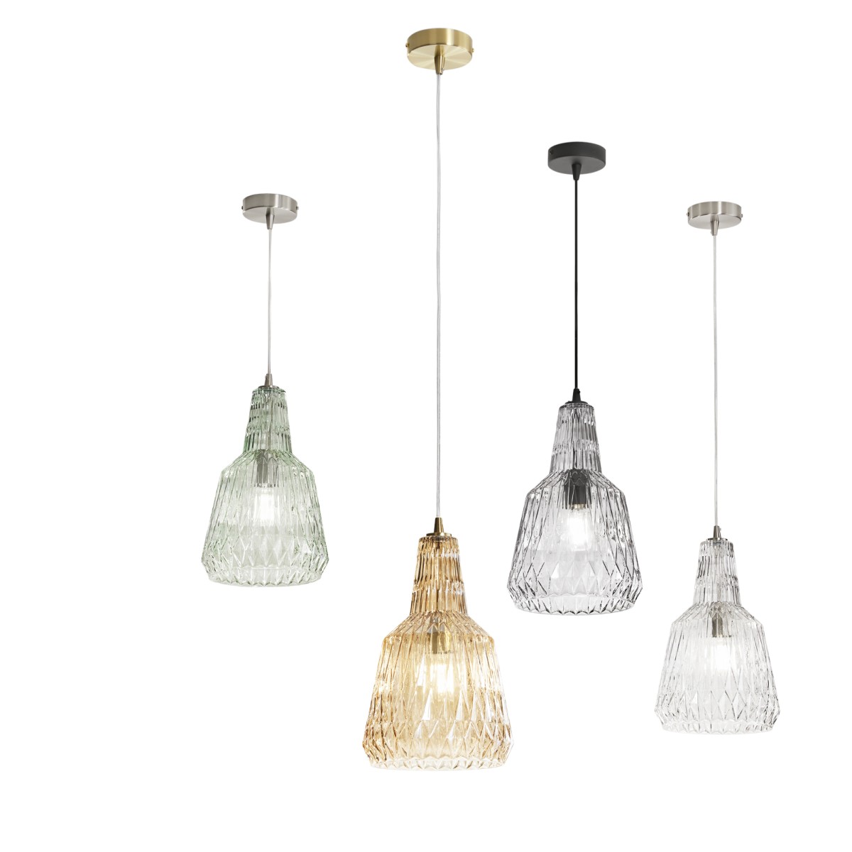 SOSPENSIONE GALWAY AMBRA 1XE27 23X150CM