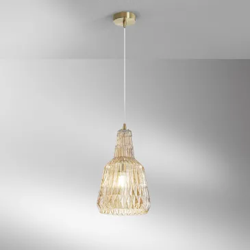 SOSPENSIONE GALWAY AMBRA 1XE27 23X150CM