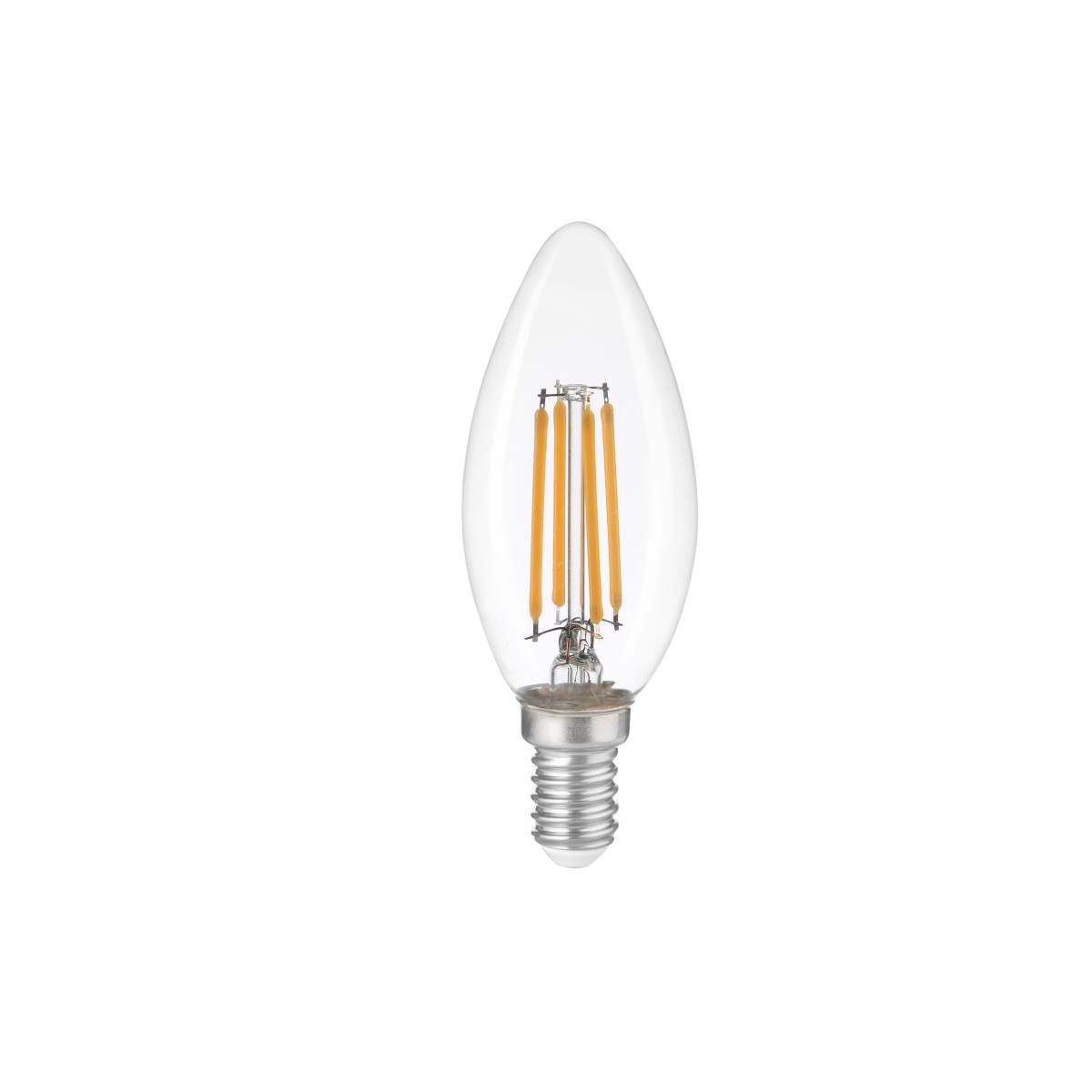 LAMPADINA LED FILAMENTO E14 CANDELA 2.3W 485LM 3000K...