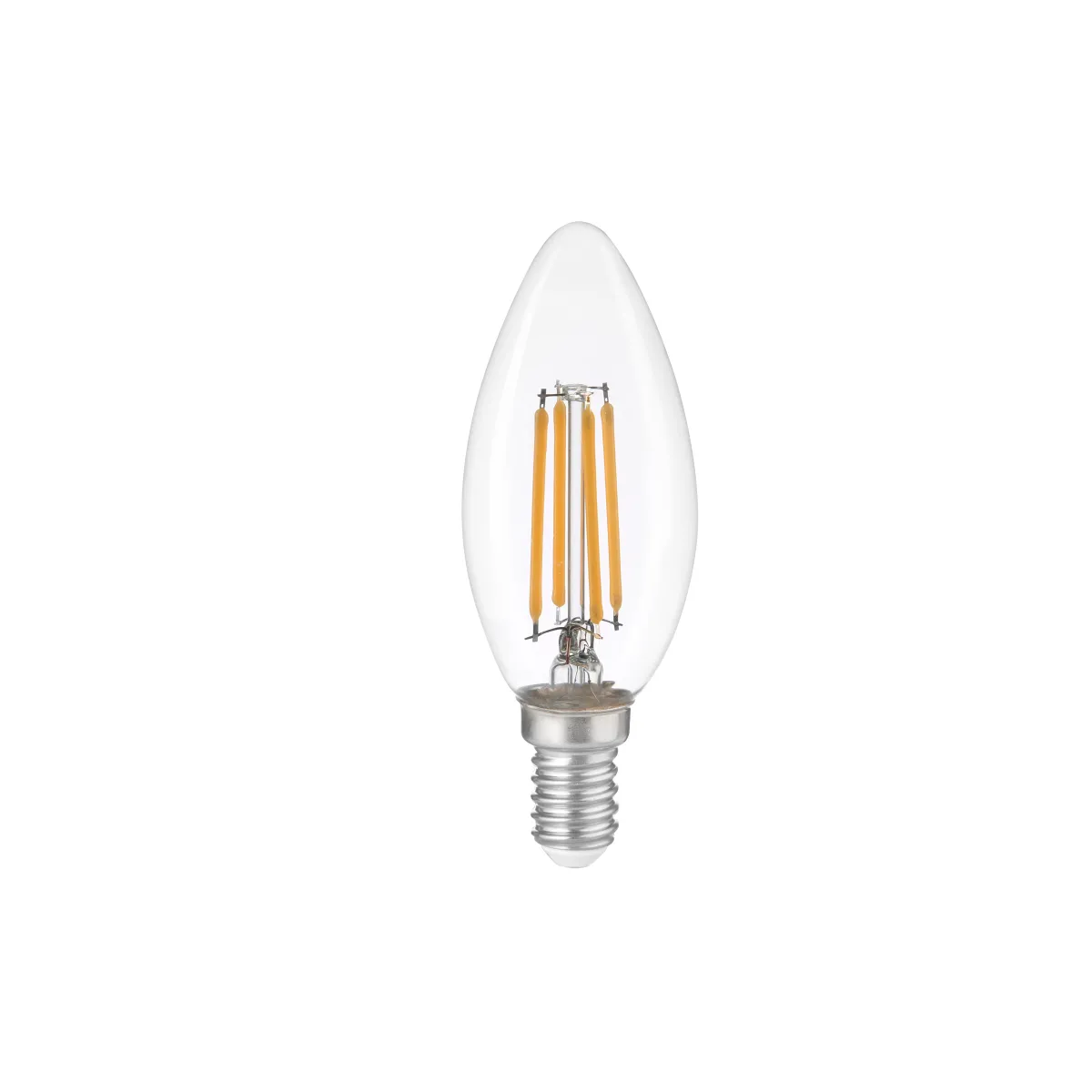 LAMPADINA LED FILAMENTO E14 CANDELA 2.3W 485LM 3000K...