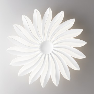 PLAFONIERA LED SUNRISE BIANCA 100W 11700LM 4000K DIMMERABILE 61,5X61,5X8,5CM