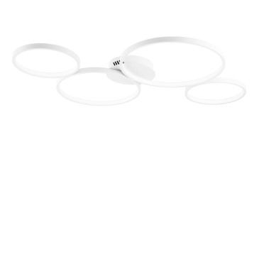 PLAFONIERA LED FREDY BIANCO 60W 8000LM CCT 95X61X6,1CM