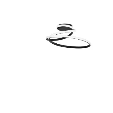 PLAFONIERA LED COASTER NERA 40W 5440LM CCT 50X4X22CM