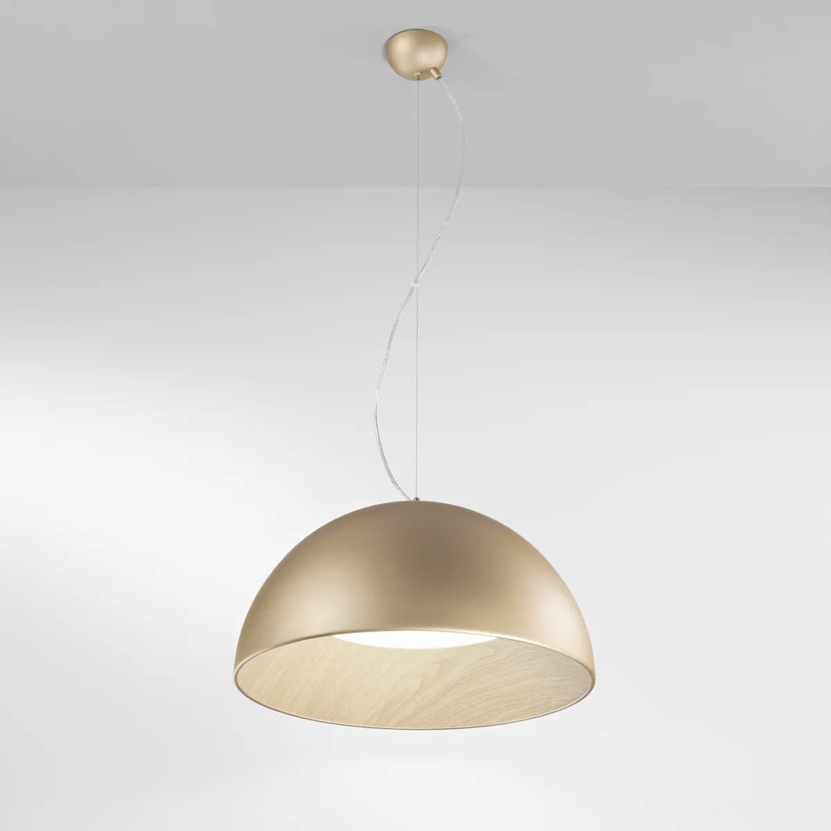 SOSPENSIONE LED COCO ORO 40W 4400LM CCT 50X187CM
