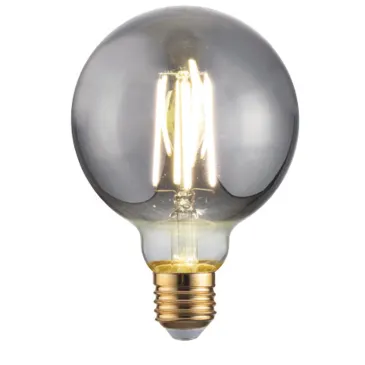 LAMPADINA LED FILAMENTO SMOKE E27 8W 210LM 1800K 300° 95X135mm 15000h CRI80