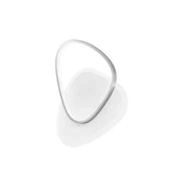 PLAFONIERA LED AYRTON TONDEGGIANTE NICKEL 42W 4500LM CCT 35X7X45CM