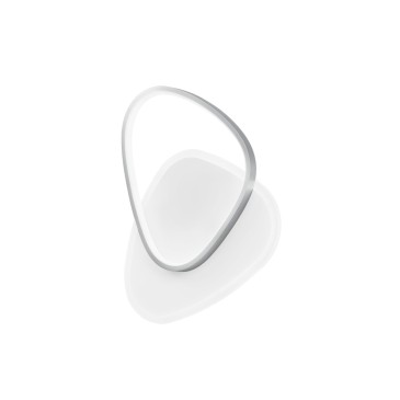 PLAFONIERA LED AYRTON TONDEGGIANTE NICKEL 42W 4500LM CCT 35X7X45CM