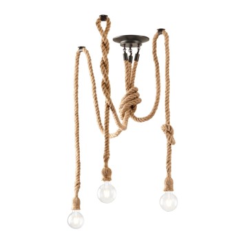 PLAFONIERA ROPE CANAPA 3XE27 250CM