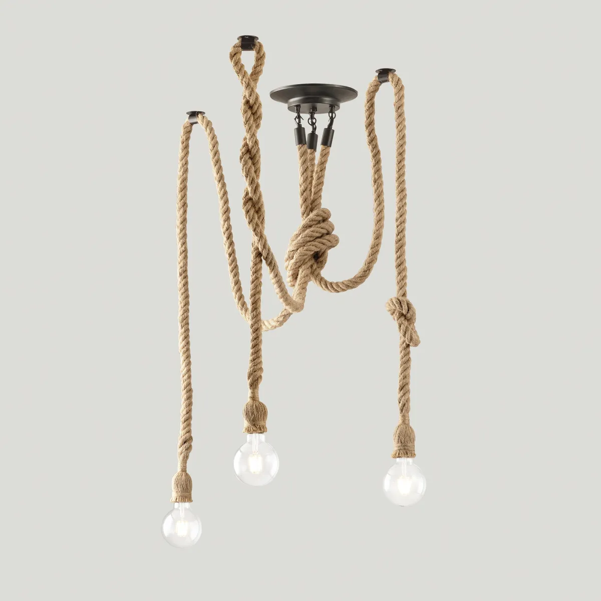 PLAFONIERA ROPE CANAPA 3XE27 250CM