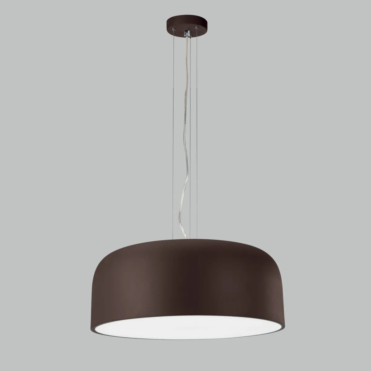 SOSPENSIONE BISTROT CORTEN 4XE27 52X52X22CM