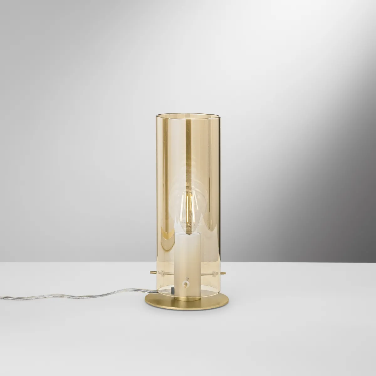 LUMETTO MAGIC ORO/AMBRA 1XE27 13X13X23CM