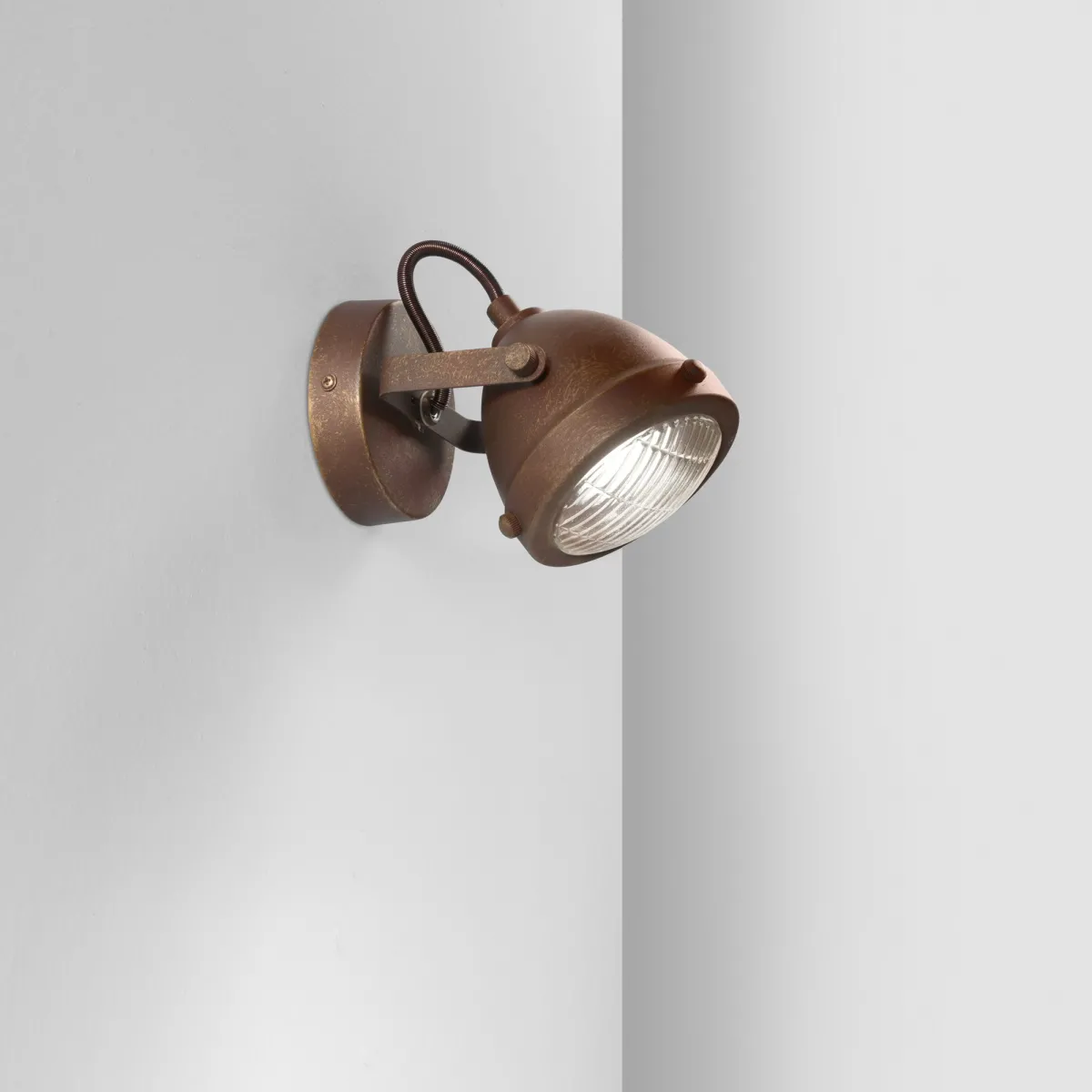 APPLIQUE HABANA RUGGINE 1XGU10 11,6X11,6X14CM