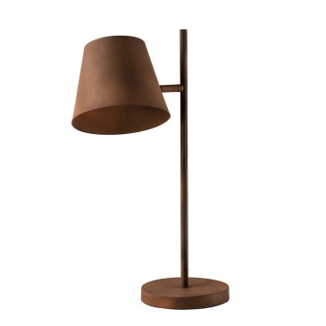 Lampe de table E27 rouille ou grise