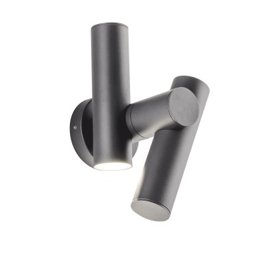 APPLIQUE LED REVERSE ORIENTABILE ANTRACITE 7,5W 620LM 4000K IP44 10,5X17,2X25,3CM