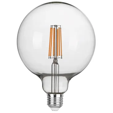 LAMPADINE LED FILAMENTO GLOBO E27 8W 1055LM 4000K 300° 125X175mm 15000h CRI80