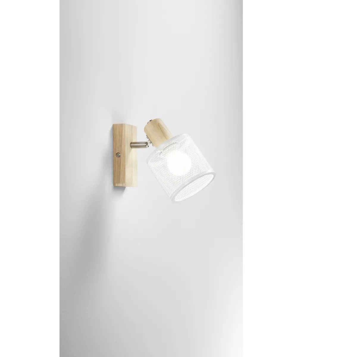 SPOT TWINSET CON BASE IN LEGNO 1XE14 MAX 40W 14X10X17CM