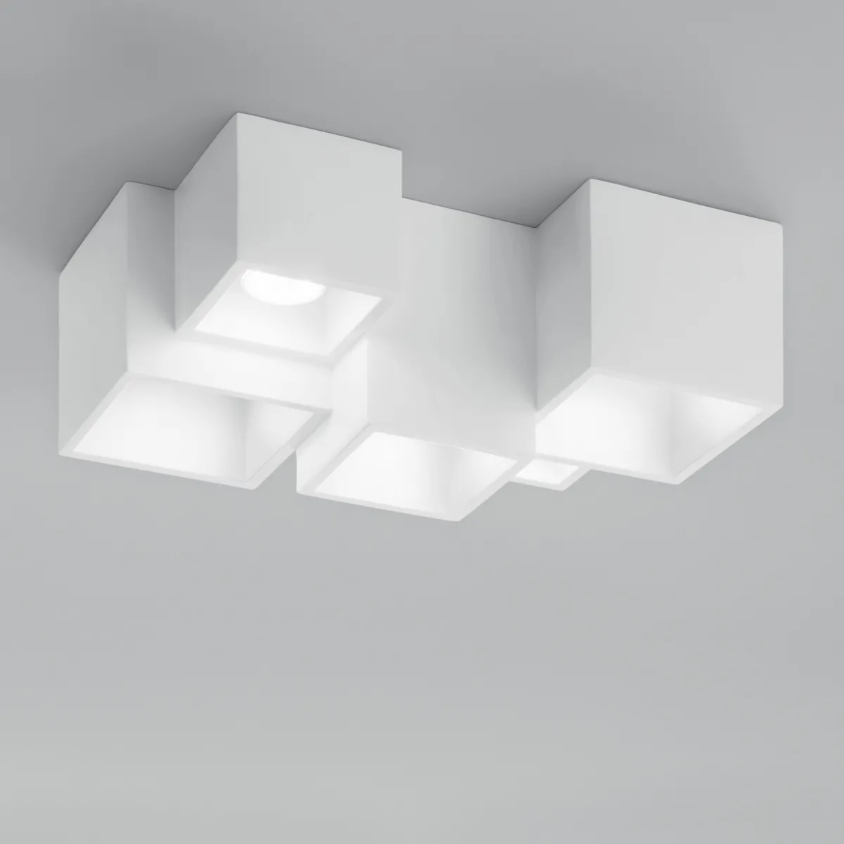 PLAFONIERA FOSTER BIANCA 5XGU10 37X24,8X 15CM