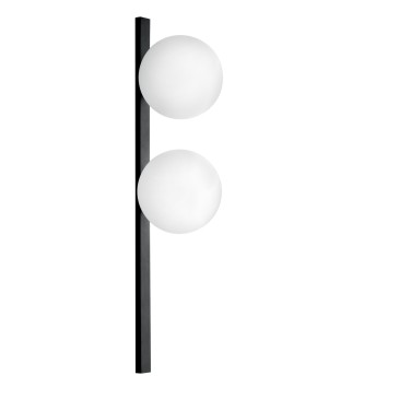 APPLIQUE ENOIRE NERA/OPALE 2XE14 14X14X60CM