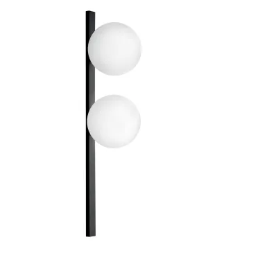 APPLIQUE ENOIRE NERA/OPALE 2XE14 14X14X60CM