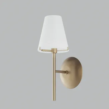 Goldene Wandleuchte mit...