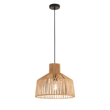 SOSPENSIONE TROPIKANA LEGNO 1XE27 35X31X183,5CM