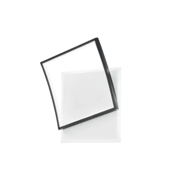 PLAFONIERA LED AYRTON QUADRATA NERA 42W 5200LM CCT 37X10X42CM