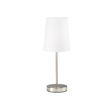 LAMPADA DA TAVOLO SALLY NICKEL 1XE14 15X15X41,8CM