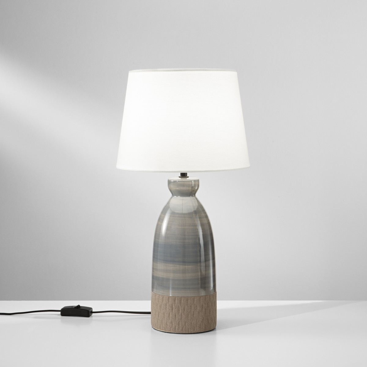 LUME NAVAJO GRGIO/TORTORA 1XE27 25X25X49CM