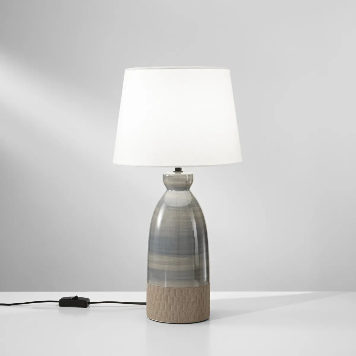 LUME NAVAJO GRGIO/TORTORA 1XE27 25X25X49CM