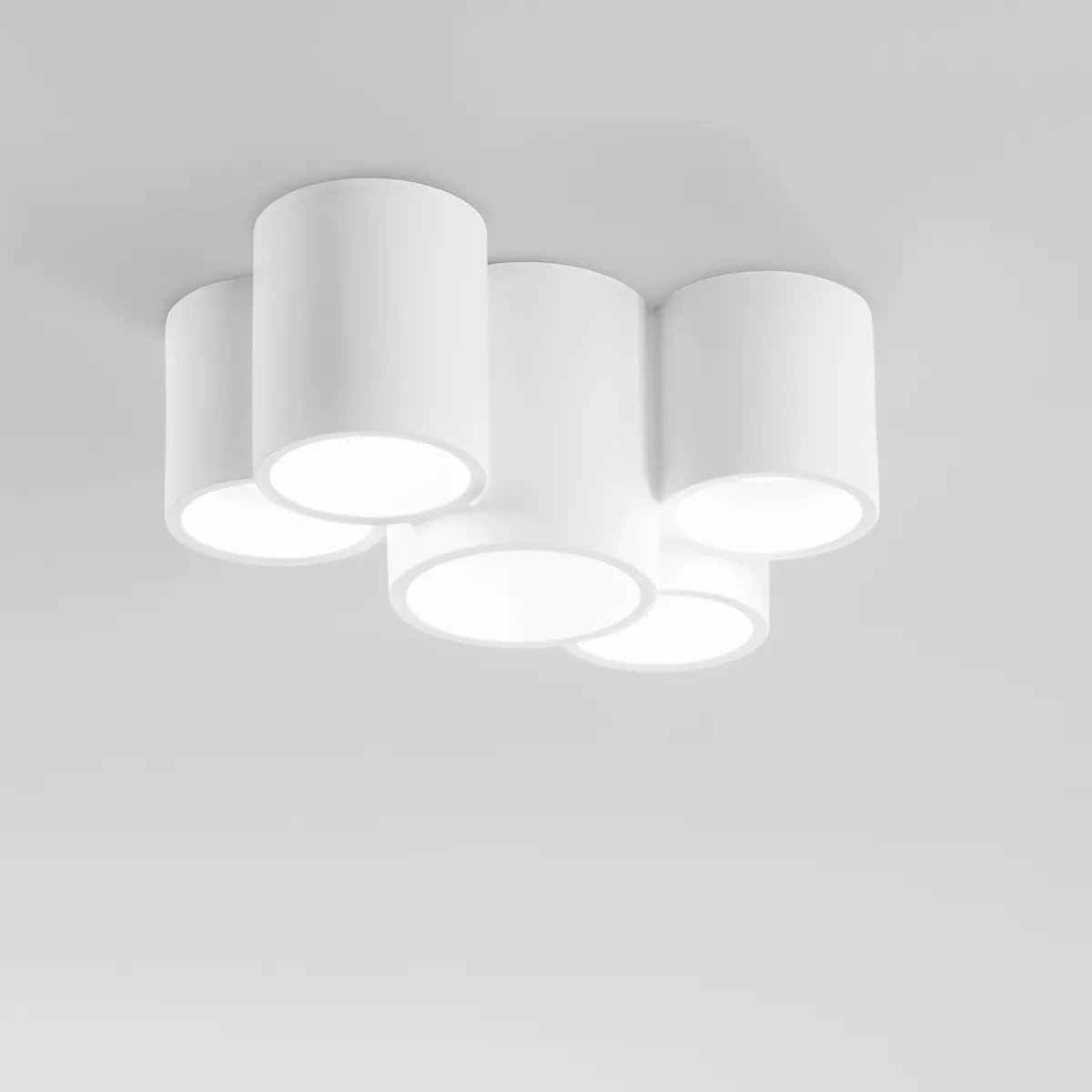 PLAFONIERA BANJIE TUBOLARE BIANCA 5XGU10 29,6X20X14CM