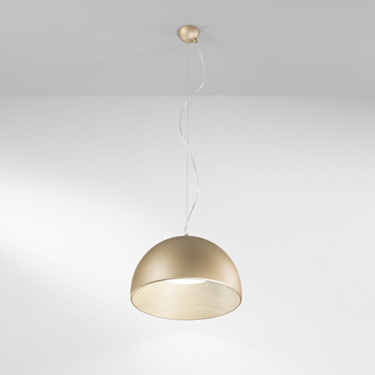 SOSPENSIONE LED COCO ORO 30W 3300LM CCT 35X181CM