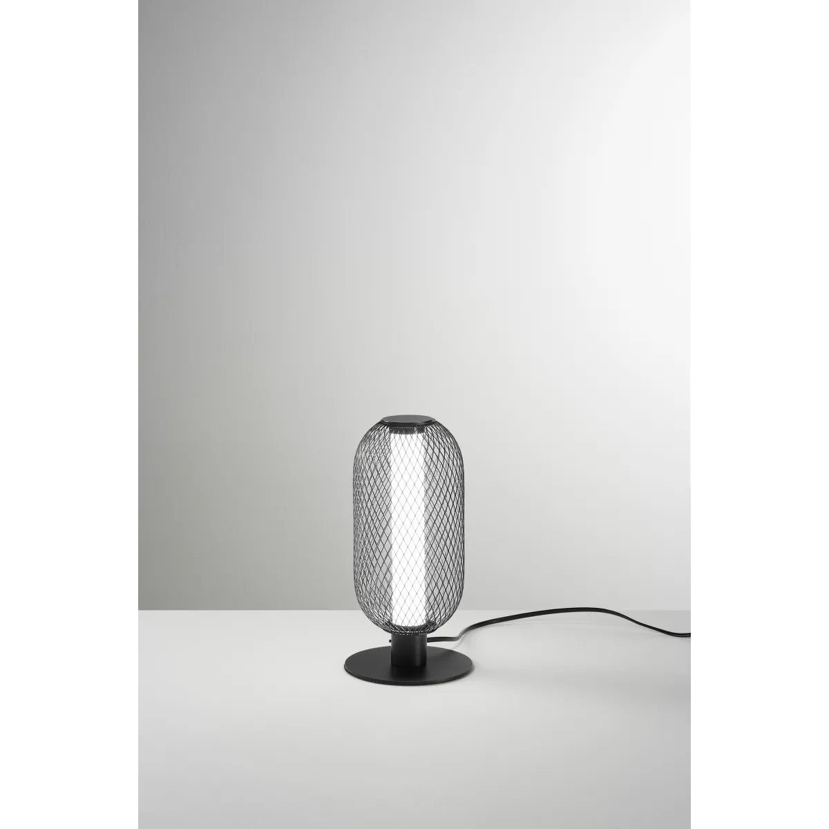 LUME LED INKAS NERO IN METALLO 11W 1260LM CCT...