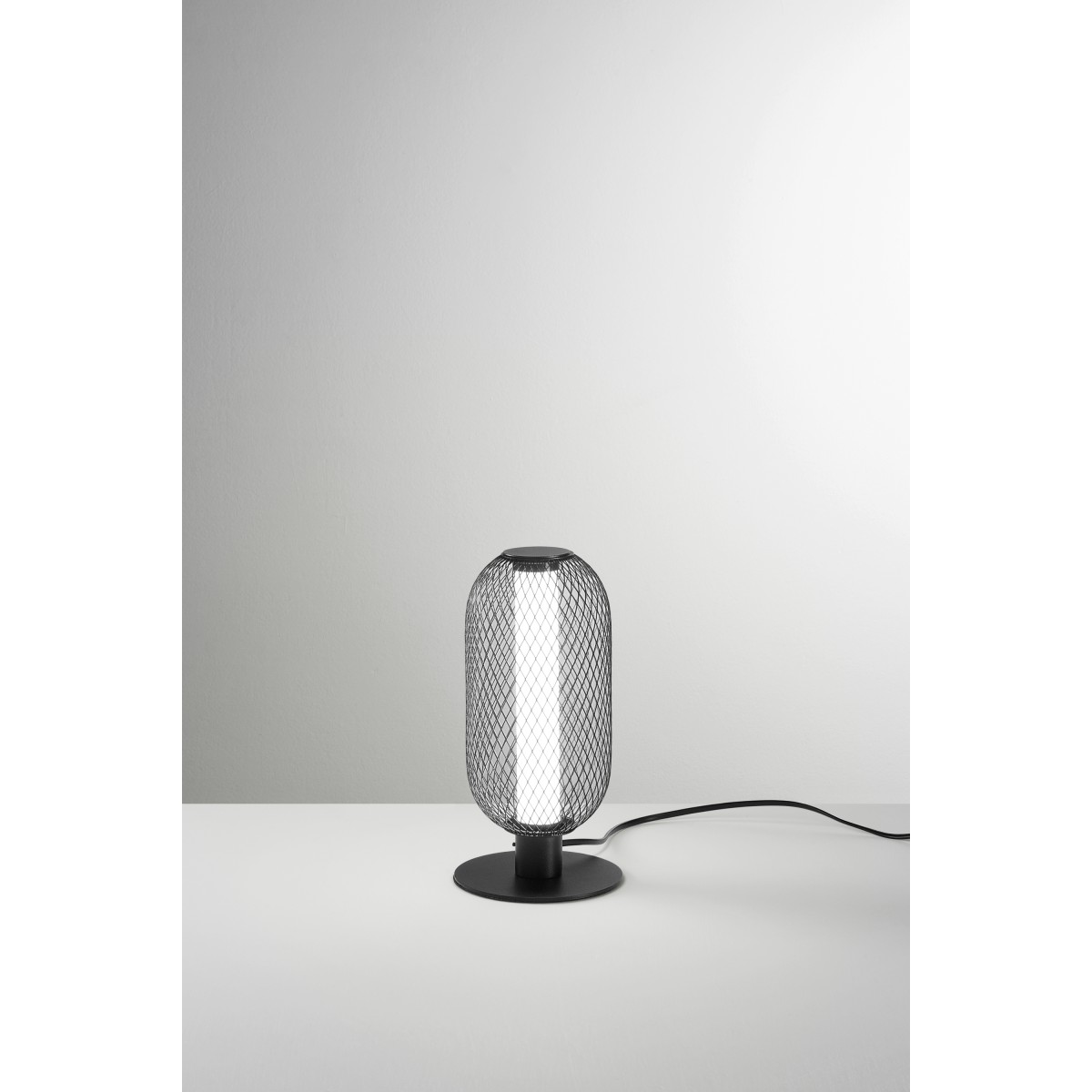 LUME LED INKAS NERO IN METALLO 11W 1260LM CCT...
