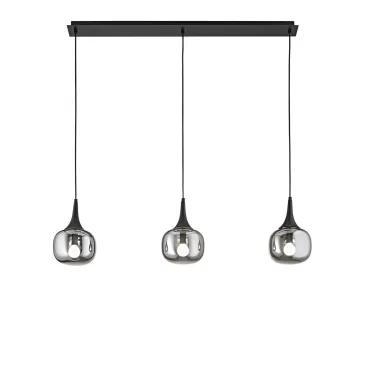 SOSPENSIONE JAIPUR FUME'/NERA 3XE14 97X150CM
